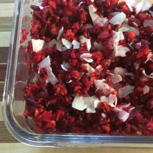 beet, carrot and apple salad