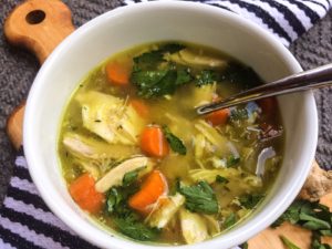 RECIPE: Slow Cooker Healing Chicken Soup | Whole30, Paleo, Low-Carb | by Candace Kennedy, Holistic Nutritionist