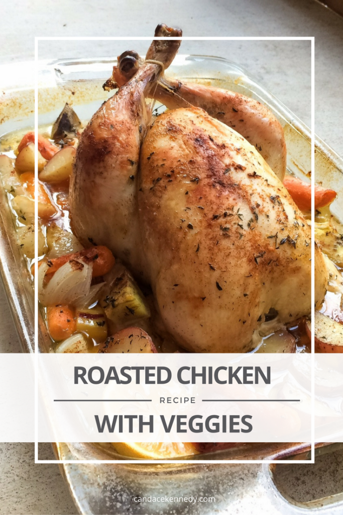 RECIPE: Roasted Chicken with Veggies | Paleo | by Candace Kennedy
