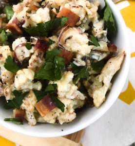 Crispy Cauliflower Salad | Paleo, Low-carb, Keto | The Real Food Effect by Candace Kennedy, Holistic Nutritionist