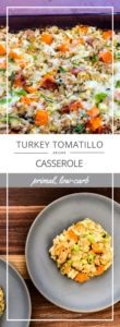 Turkey Tomatillo Casserole | Paleo, Low-carb, Keto | The Real Food Effect by Candace Kennedy, Holistic Nutritionist