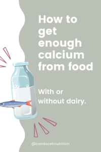 how to get enough calcium from food