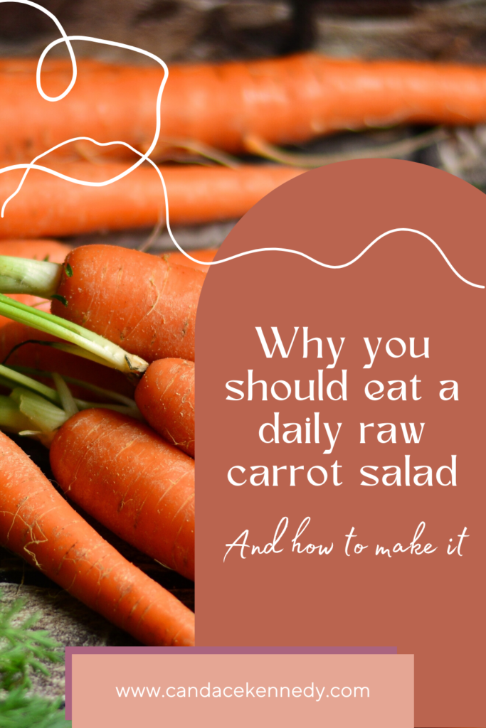 why you should eat a daily raw carrot salad
