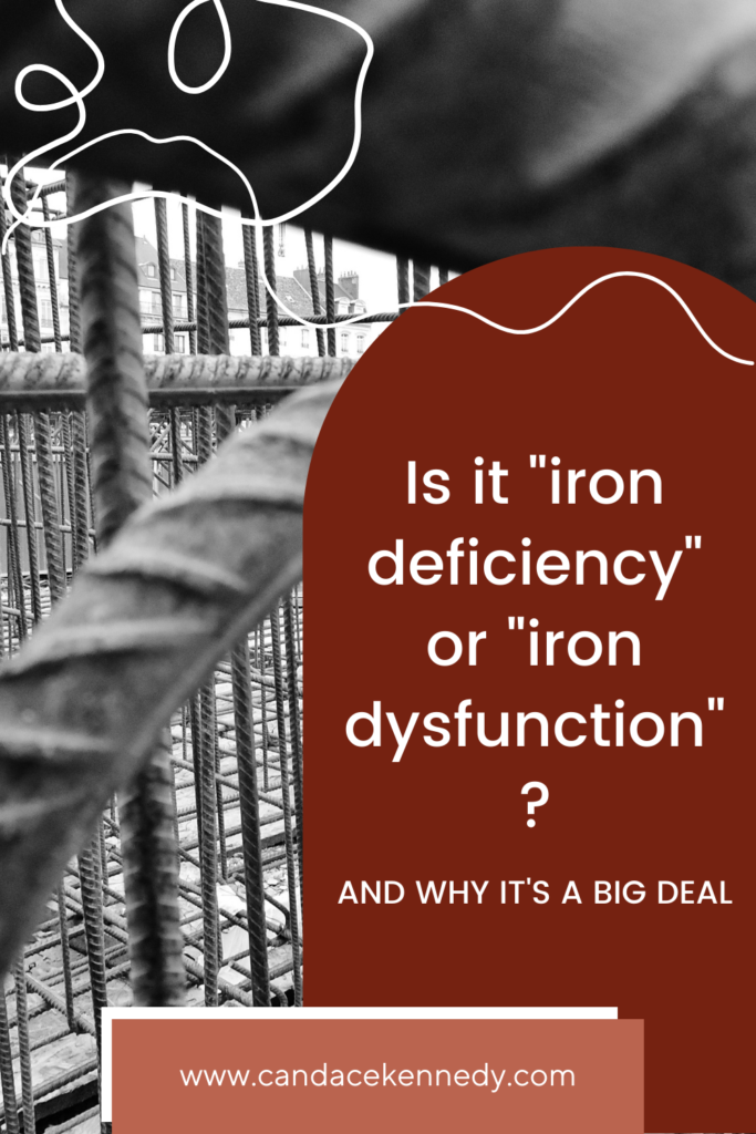 iron deficiency vs iron dysfunction