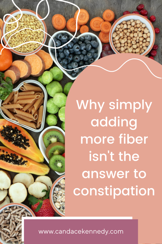 why adding more fiber isn't the answer to constipation