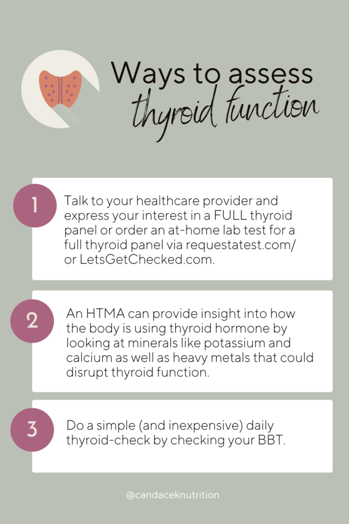 how to assess thyroid health
